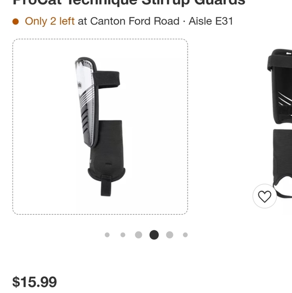 Stirrup Shin Guards  ProCat Technique size Large New never used with tags - Picture 3 of 3